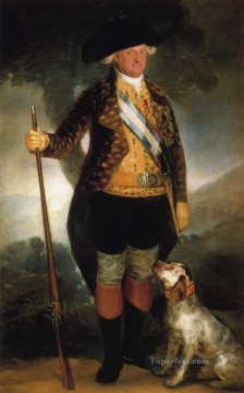 El rey Carlos IV en traje de caza Francisco de Goya Pinturas al óleo